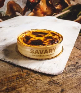 Flan Savary sorti du four