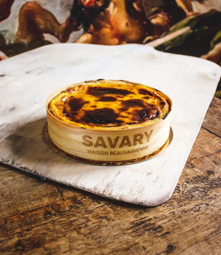 Flan Savary sorti du four